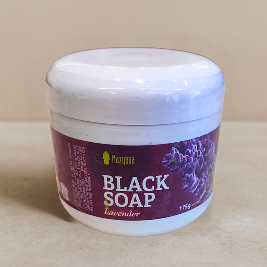Mazaya Black Soap Lavender
