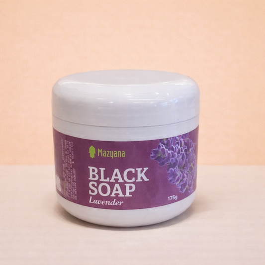 Mazaya Black Soap Lavender